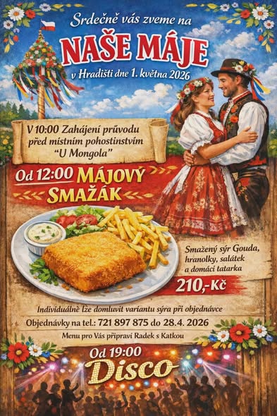 Pozvánka na&nbsp;Máje 2026